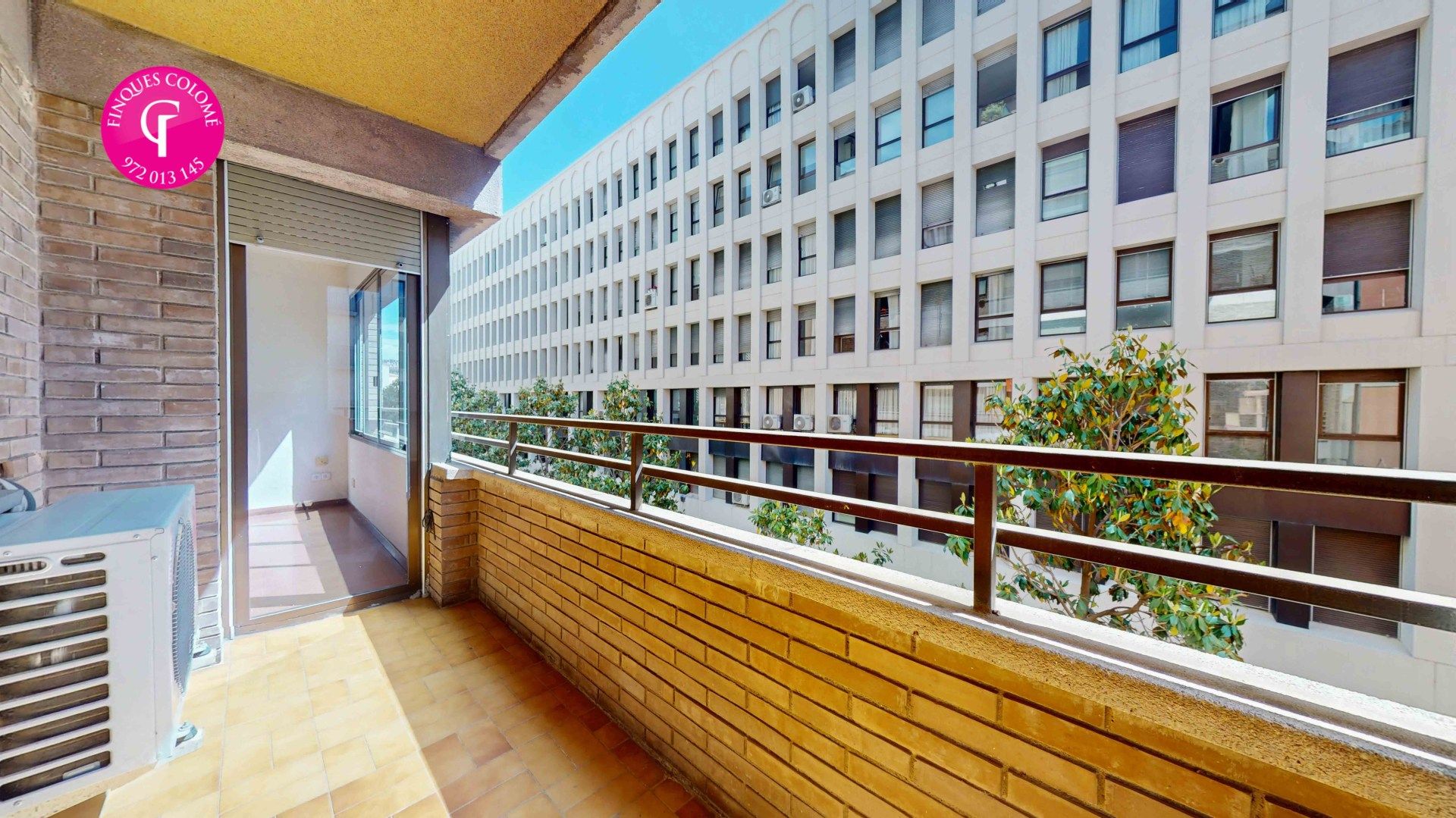 Terrace of Flat for sale in Girona Capital  with Heating and Balcony