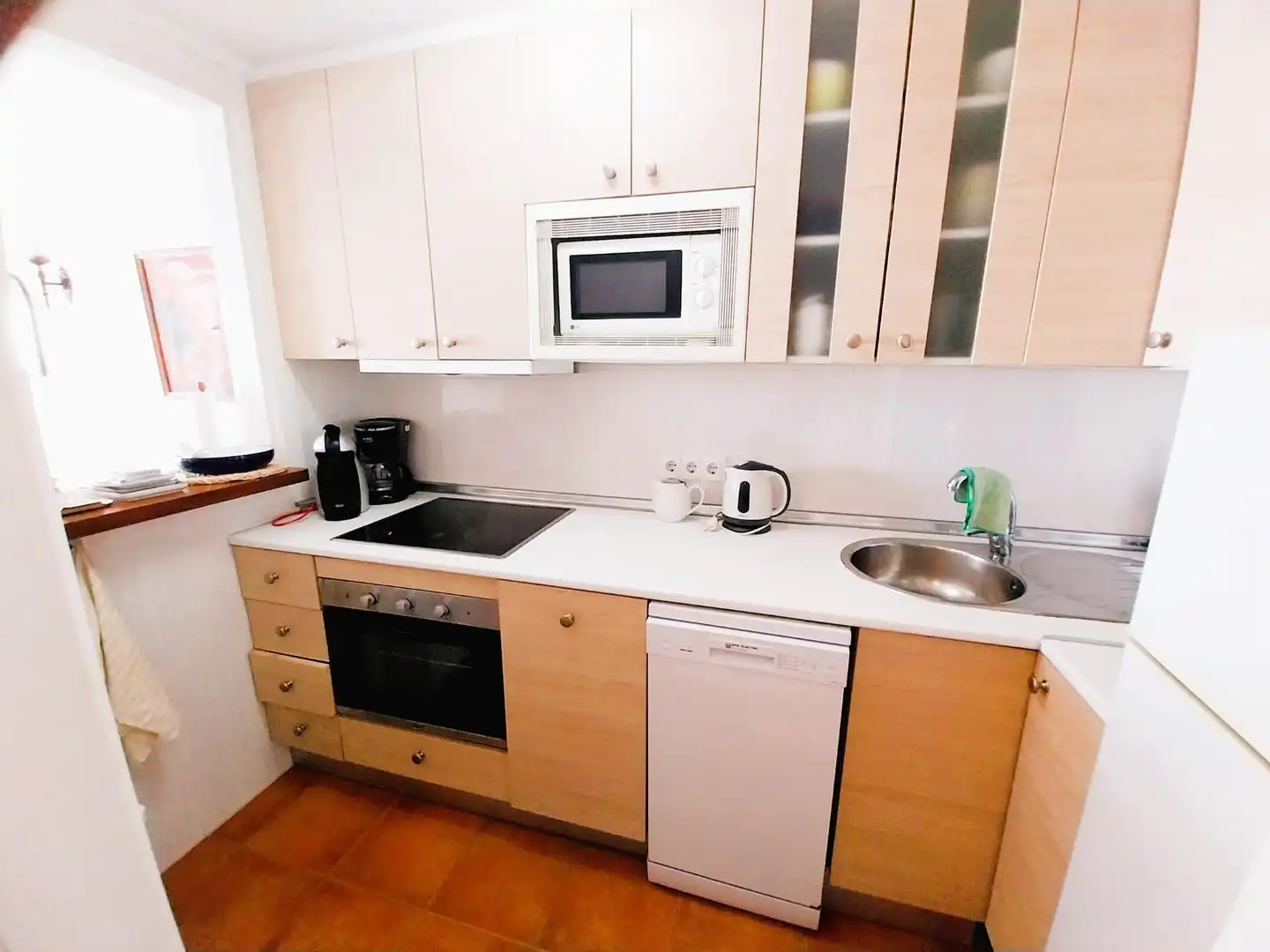 Cocina de Dúplex de alquiler en Mijas con Piscina comunitaria