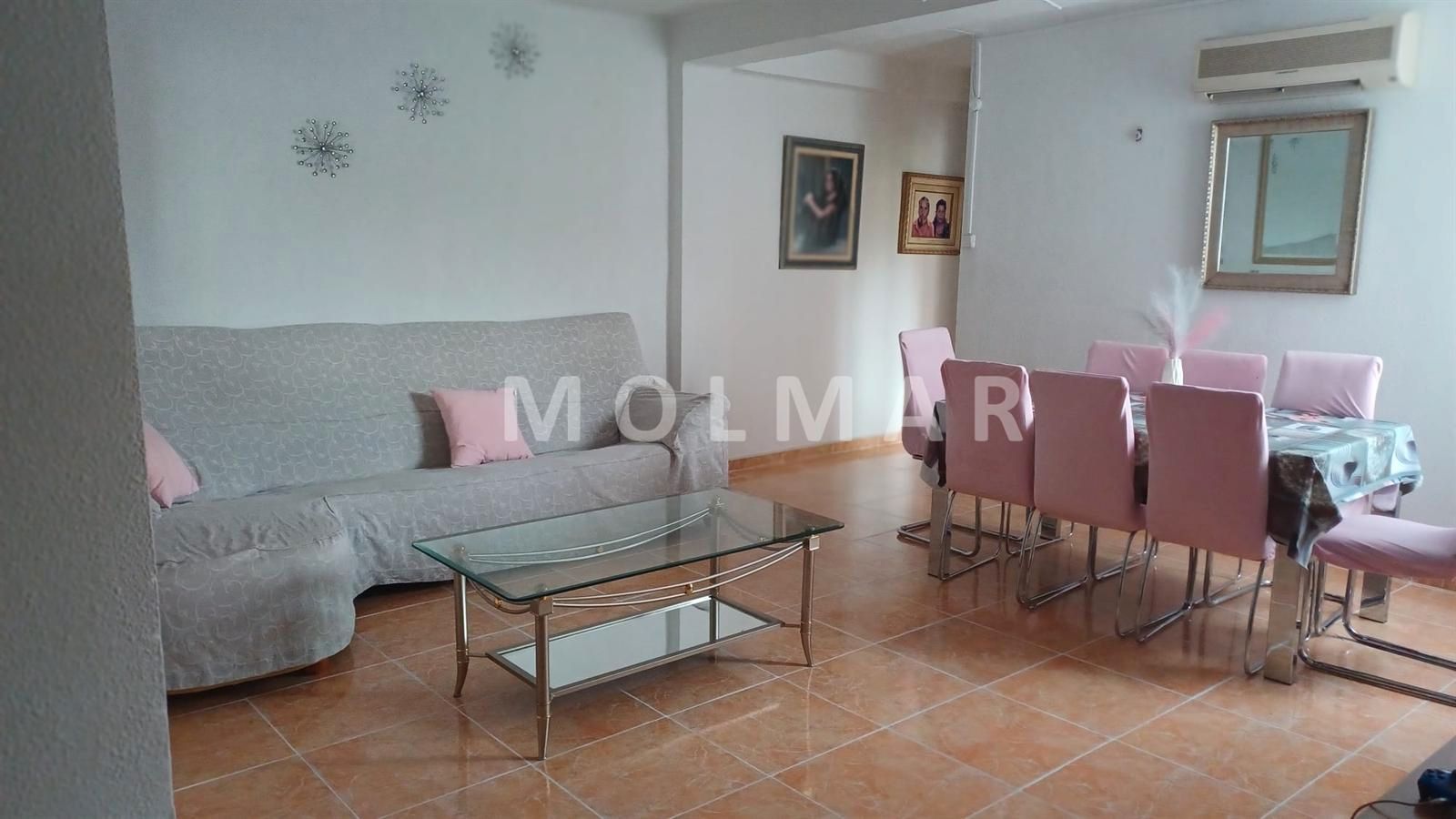 Living room of Flat for sale in Gandia  with Air Conditioner, Furnished and Oven