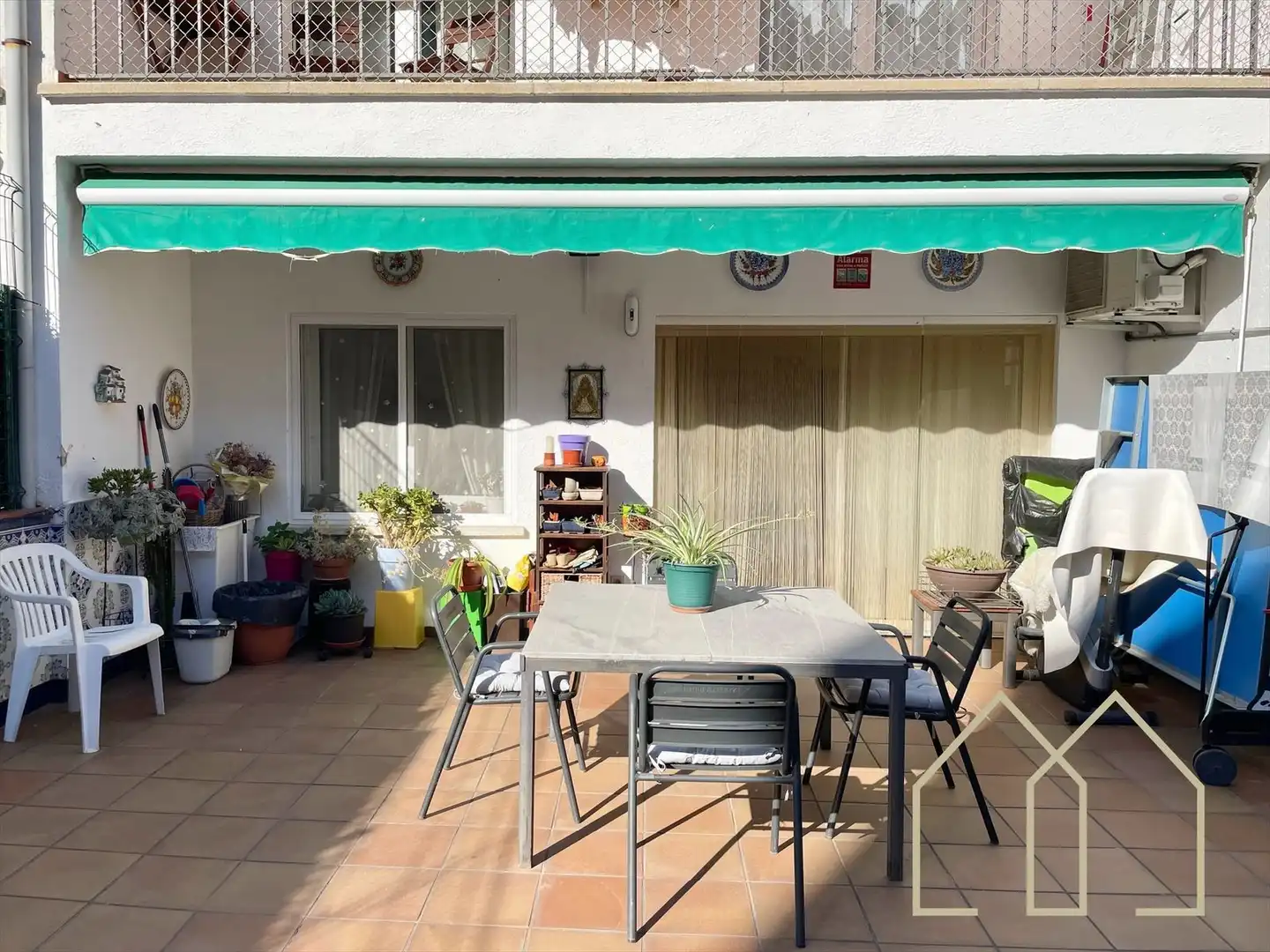 Terrassa de Casa adosada en venda en Caldes de Malavella amb Aire condicionat, Calefacció i Terrassa