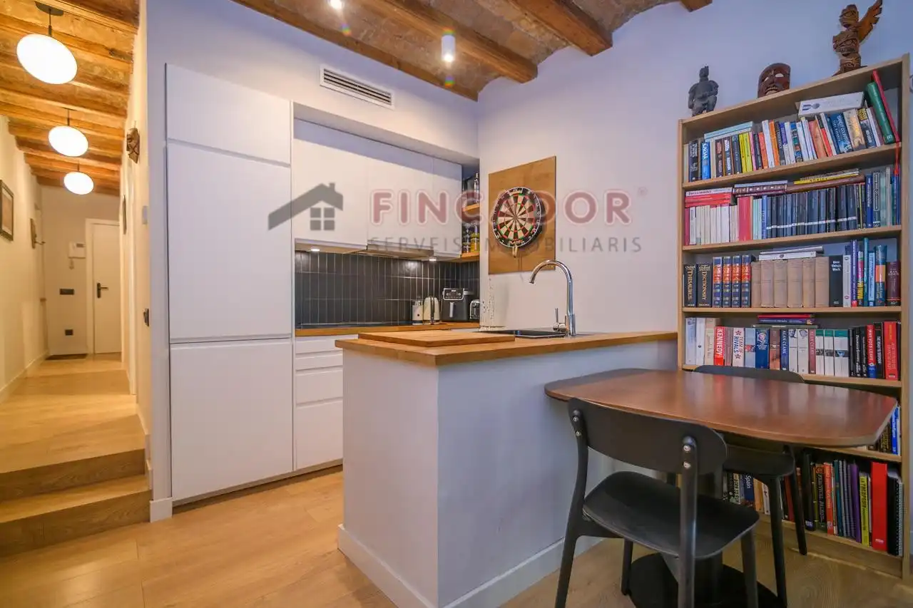 Cocina de Piso en venta en Barcelona con Aire acondicionado, Calefacción y Parquet