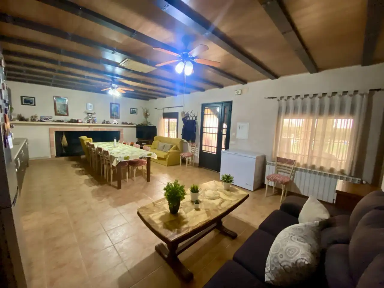 Comedor de Casa o chalet en venta en Villarrubia de los Ojos con Aire acondicionado, Calefacción y Jardín privado