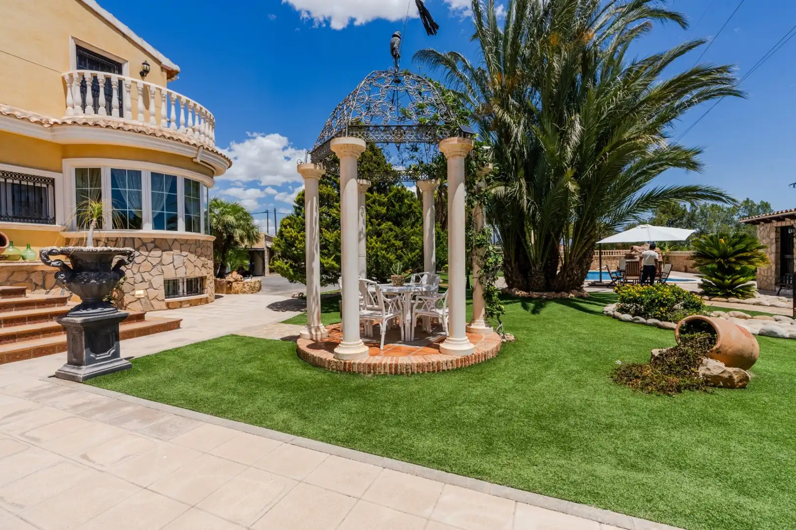 Terraza de Casa o chalet en venta en San Vicente del Raspeig / Sant Vicent del Raspeig con Aire acondicionado, Calefacción y Jardín privado