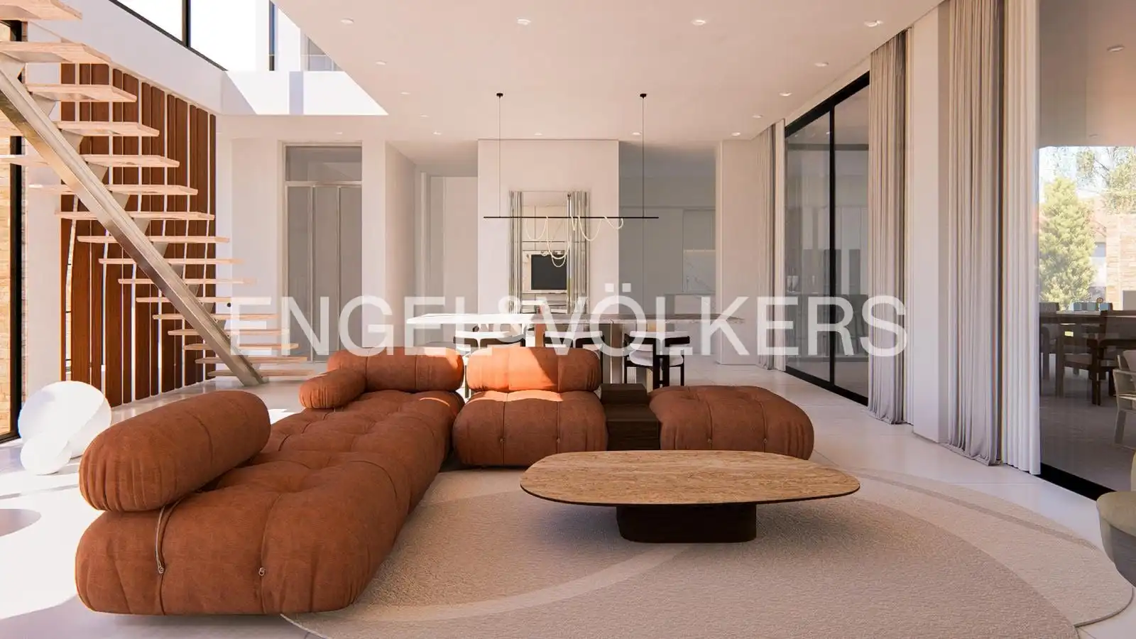Sala de estar de Casa o chalet en venta en Sant Andreu de Llavaneres con Aire acondicionado, Calefacción y Jardín privado