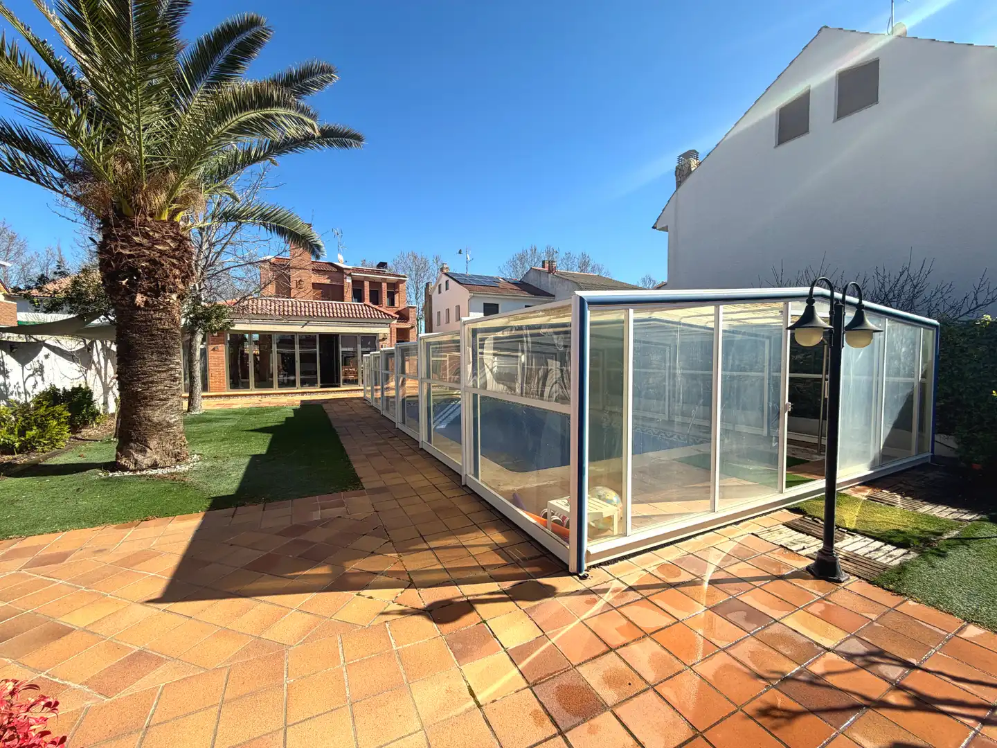 Jardín de Casa o chalet en venta en Azuqueca de Henares con Aire acondicionado, Jardín privado y Trastero