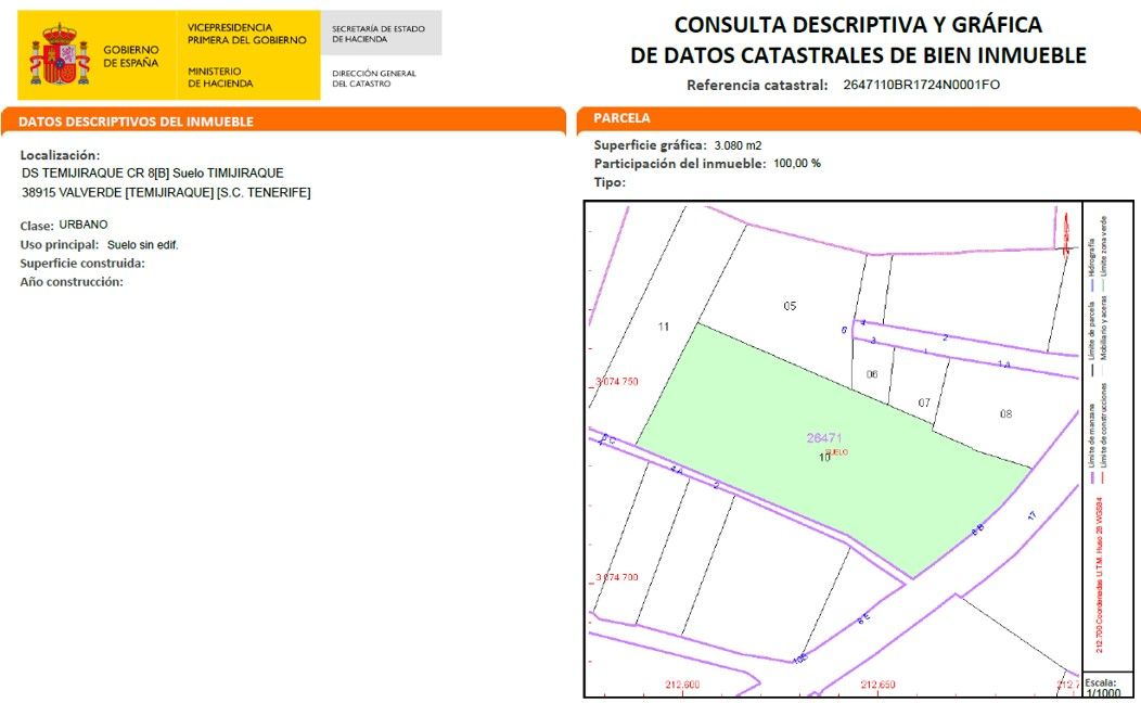 Residential for sale in Valverde (Santa Cruz de Tenerife)