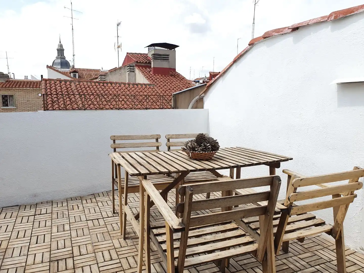 Terraza de Ático de alquiler en Madrid con Aire acondicionado, Calefacción y Terraza