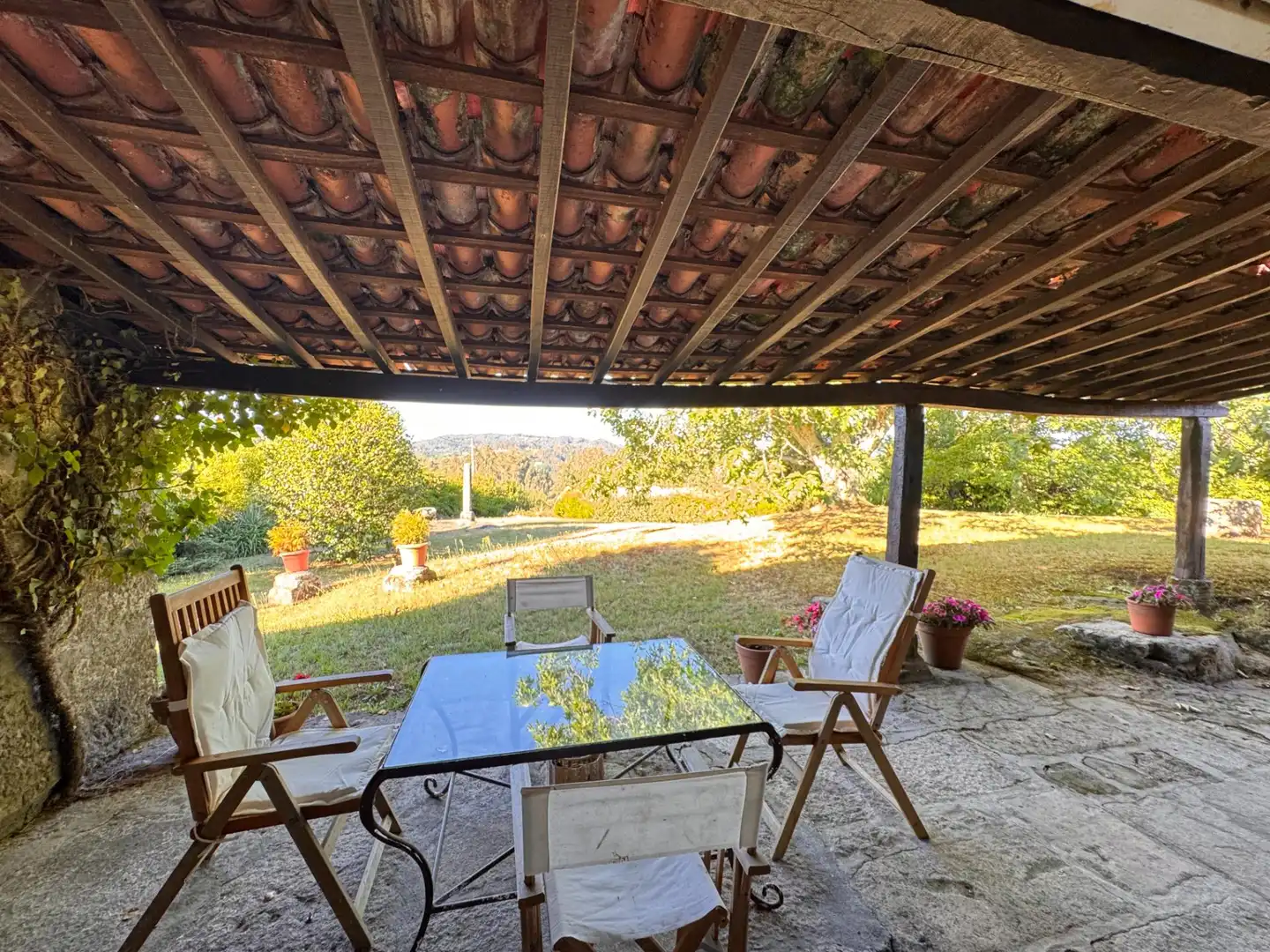 Terraza de Casa o chalet en venta en Pontevedra Capital  con Calefacción, Jardín privado y Terraza