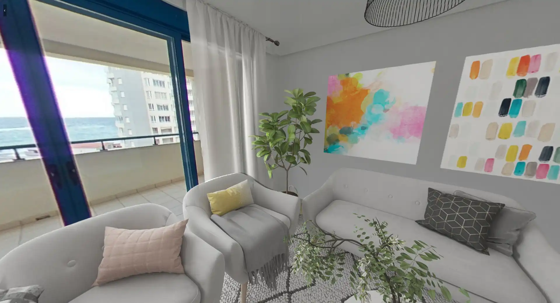 Sala de estar de Piso en venta en Calpe / Calp