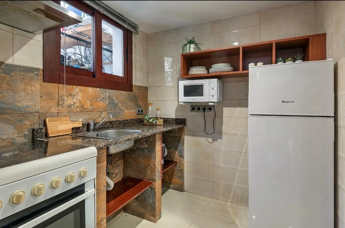 Cuina de Planta baixa en venda en  Palma de Mallorca amb Aire condicionat, Calefacció i Jardí privat