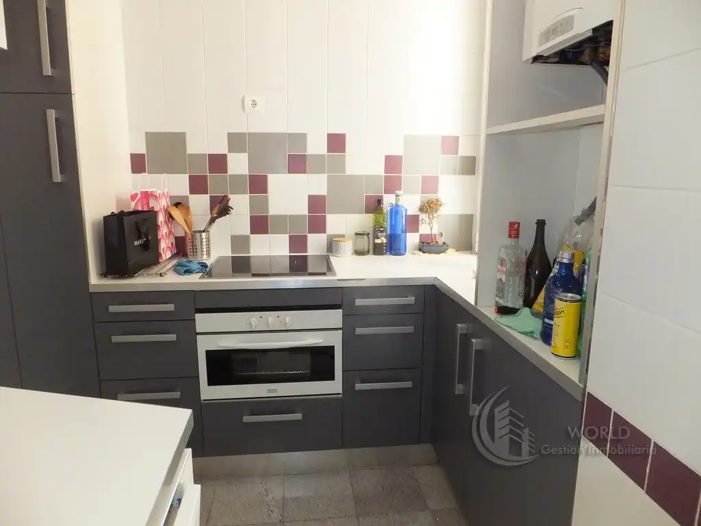 Küche von Wohnung zur Miete in Madrid mit Heizung, Möbliert und Ofen