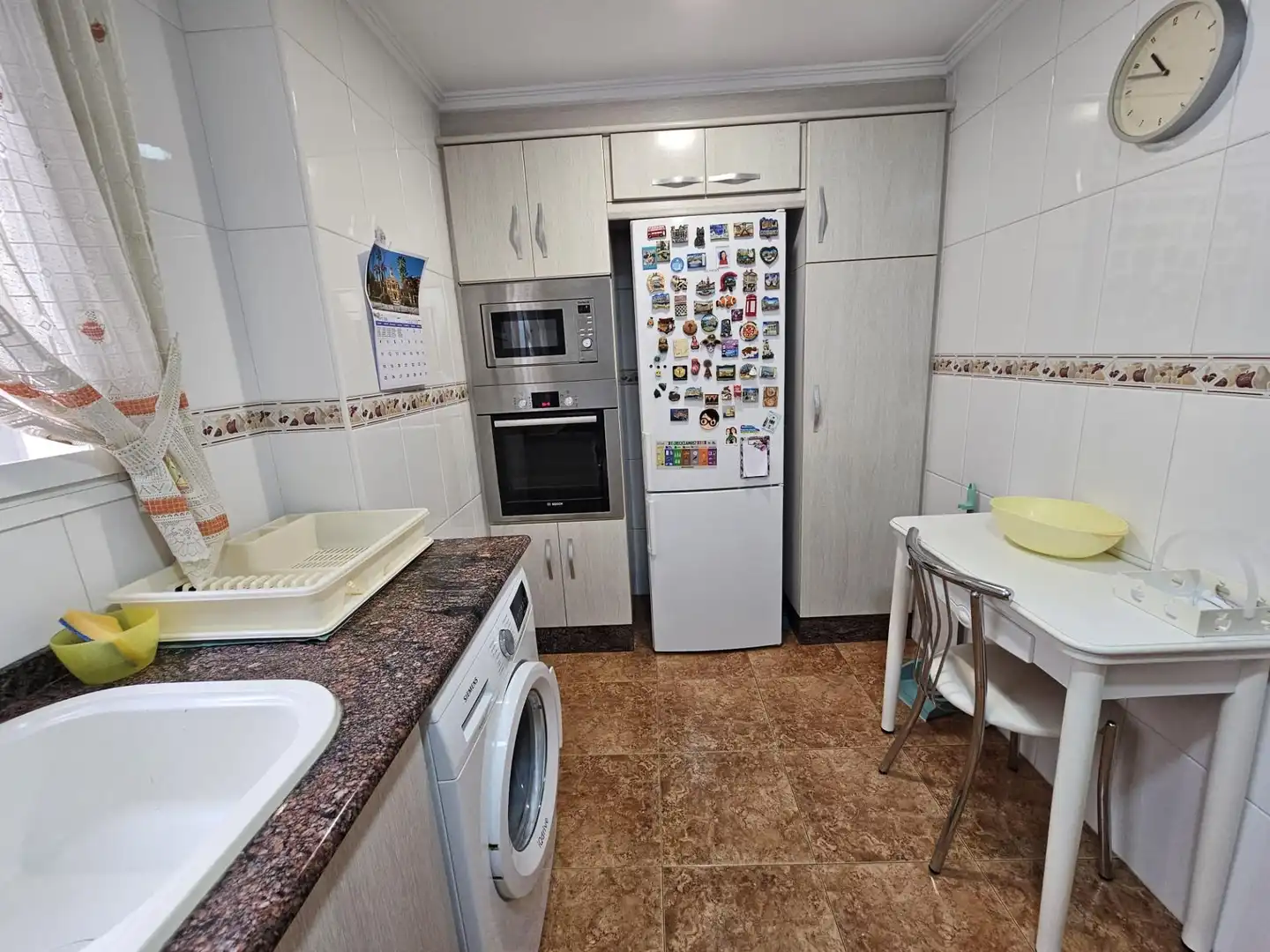 Kitchen of Flat for sale in Valencia  with Air Conditioner, Furnished and Balcony