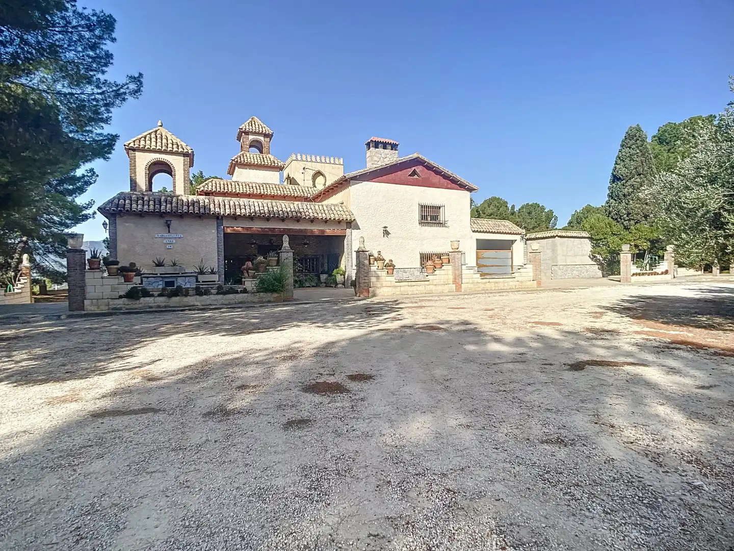 Vista exterior de Finca rústica en venta en Tibi con Jardín privado, Terraza y Trastero