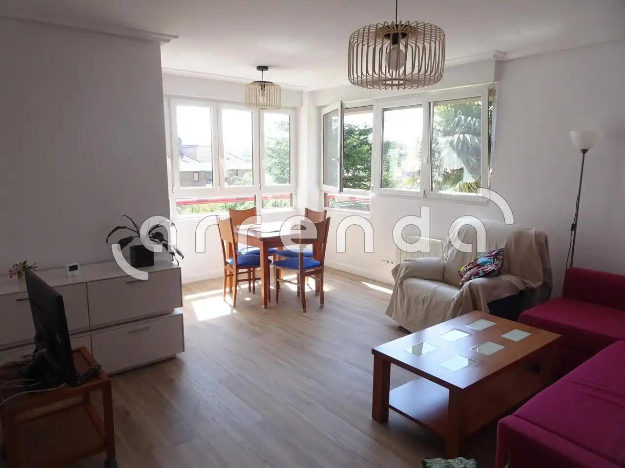 Sala de estar de Piso de alquiler en Santander con Amueblado