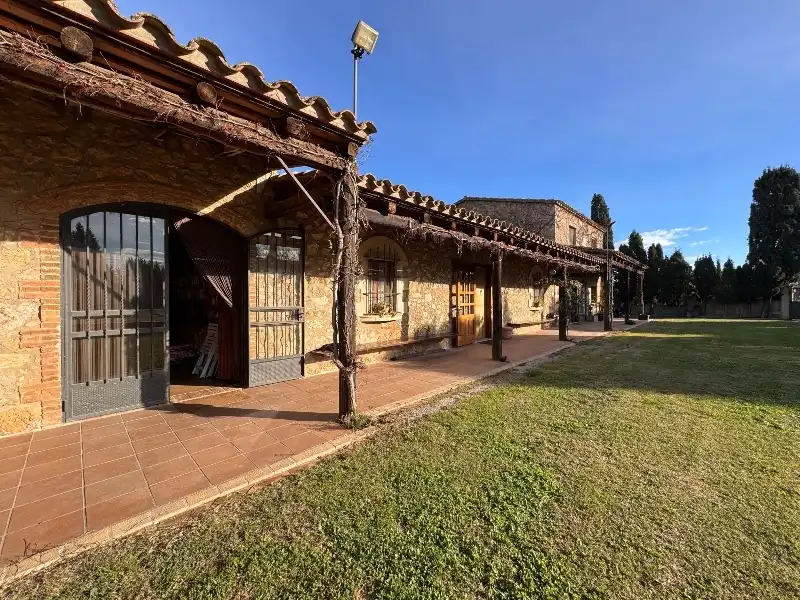 Vista exterior de Finca rústica en venta en Albons con Jardín privado, Terraza y Trastero