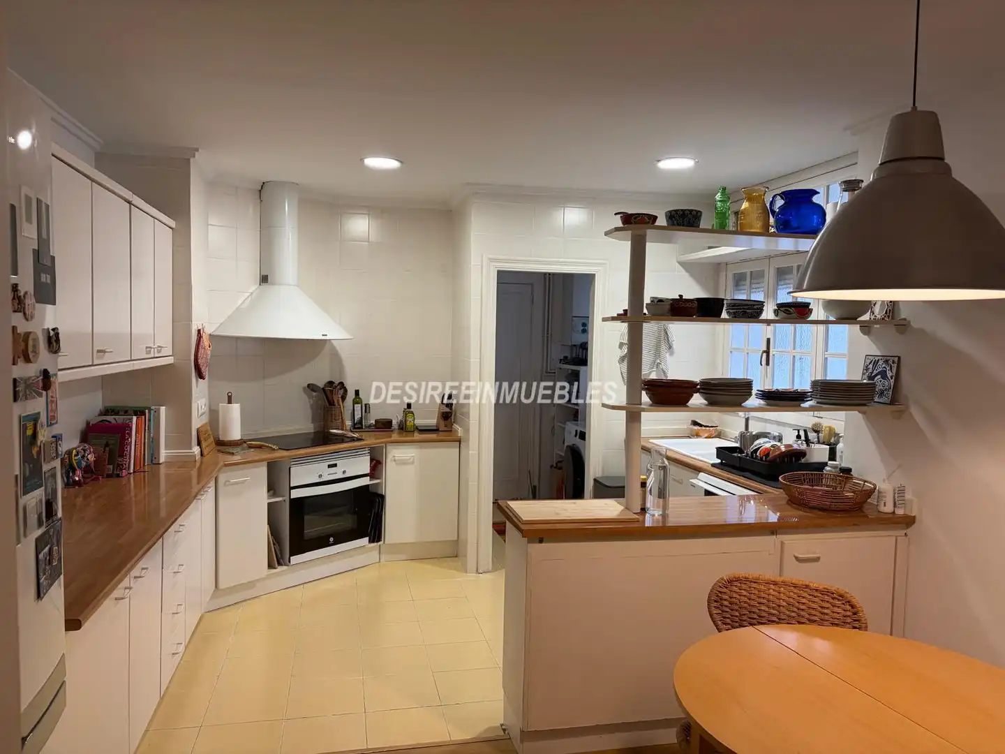 Cocina de Piso de alquiler en Valencia con Aire acondicionado, Calefacción y Parquet