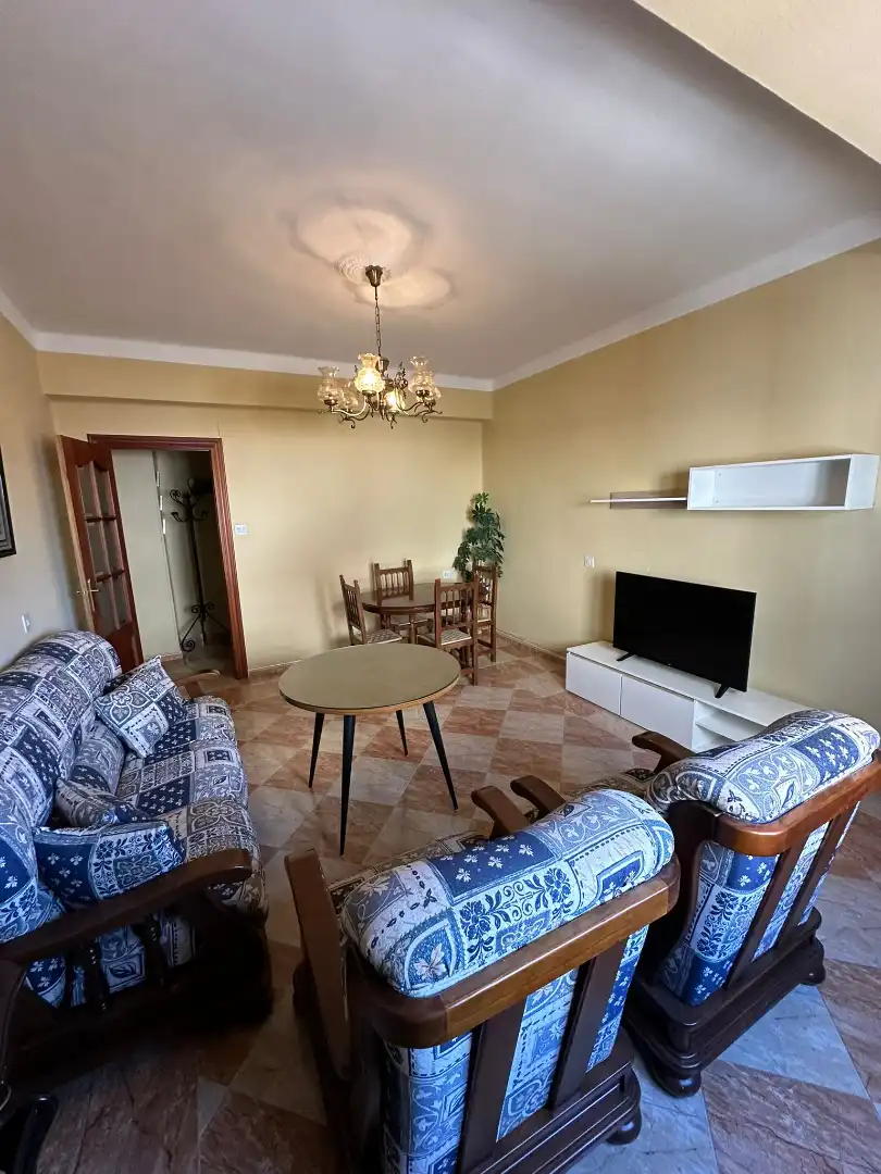 Living room of Flat for rent in  Granada Capital  with Furnished, Washing machine and Microwave