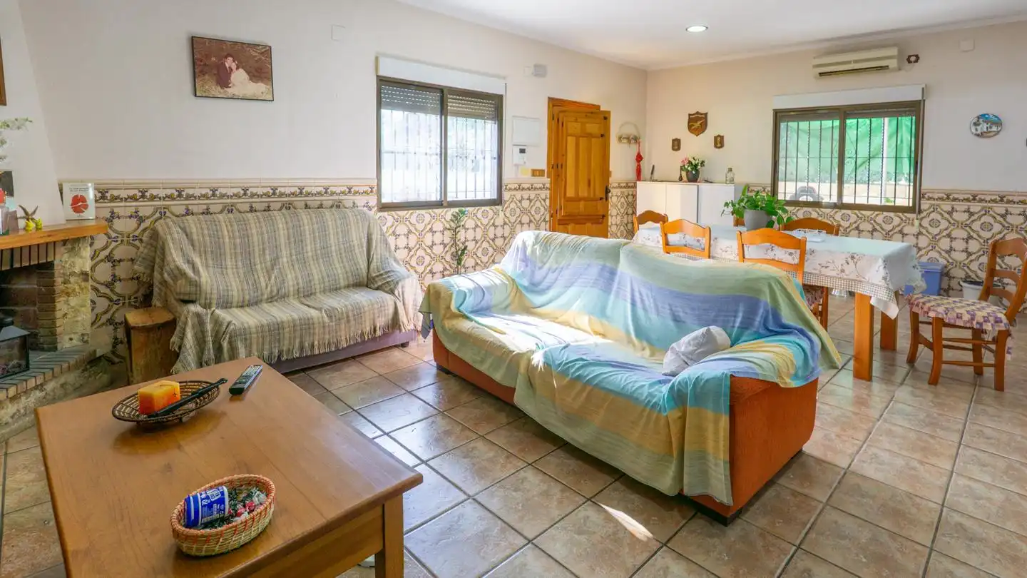 Sala de estar de Casa o chalet en venta en Crevillent con Aire acondicionado, Jardín privado y Terraza