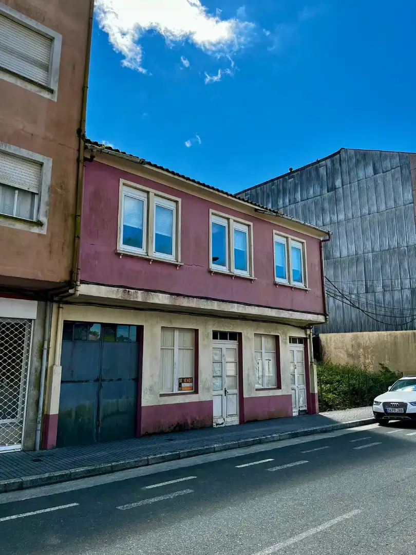 Vista exterior de Casa adosada en venta en Curtis con Terraza y Trastero