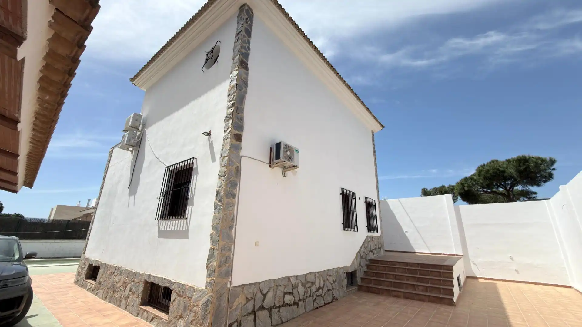 Vista exterior de Casa adosada en venta en Mazagón con Aire acondicionado, Trastero y Piscina