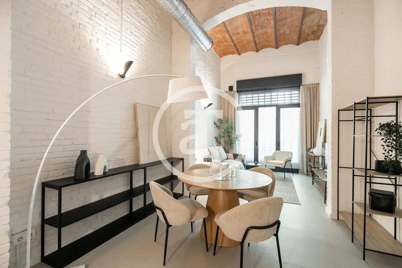 Esszimmer von Maisonette zur Miete in Barcelona mit Klimaanlage, Heizung und Möbliert