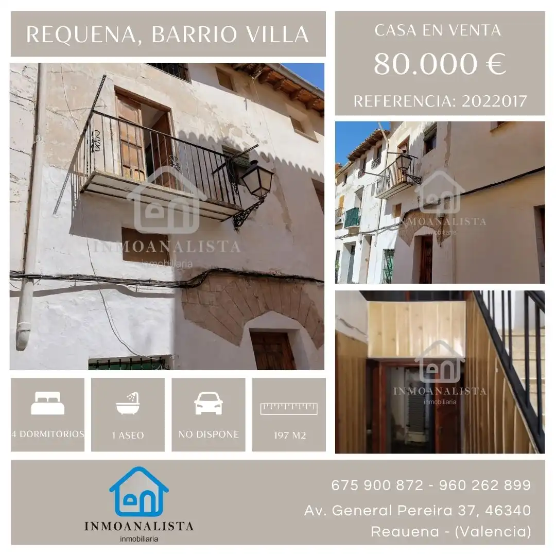 Casa con terraza en venta en Calle Santa Maria