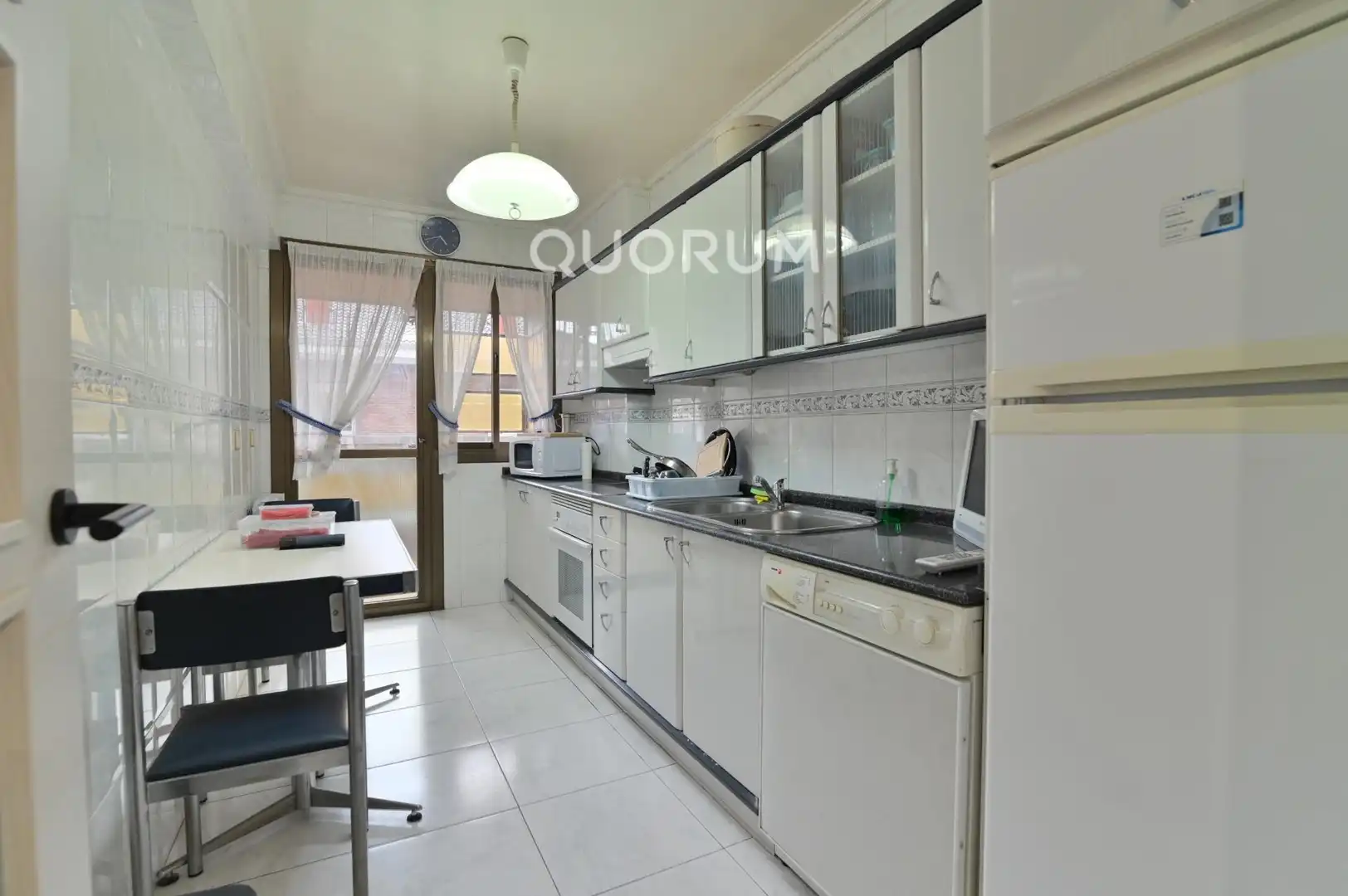Kitchen of Flat for sale in Bilbao   with Heating, Terrace and Storage room