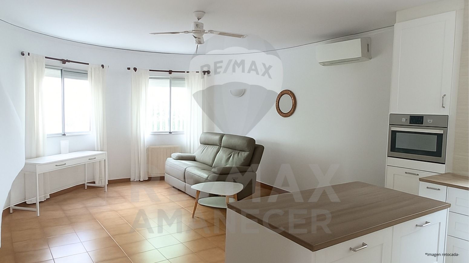 Sala de estar de Casa o chalet en venta en Els Poblets con Aire acondicionado, Jardín privado y Terraza