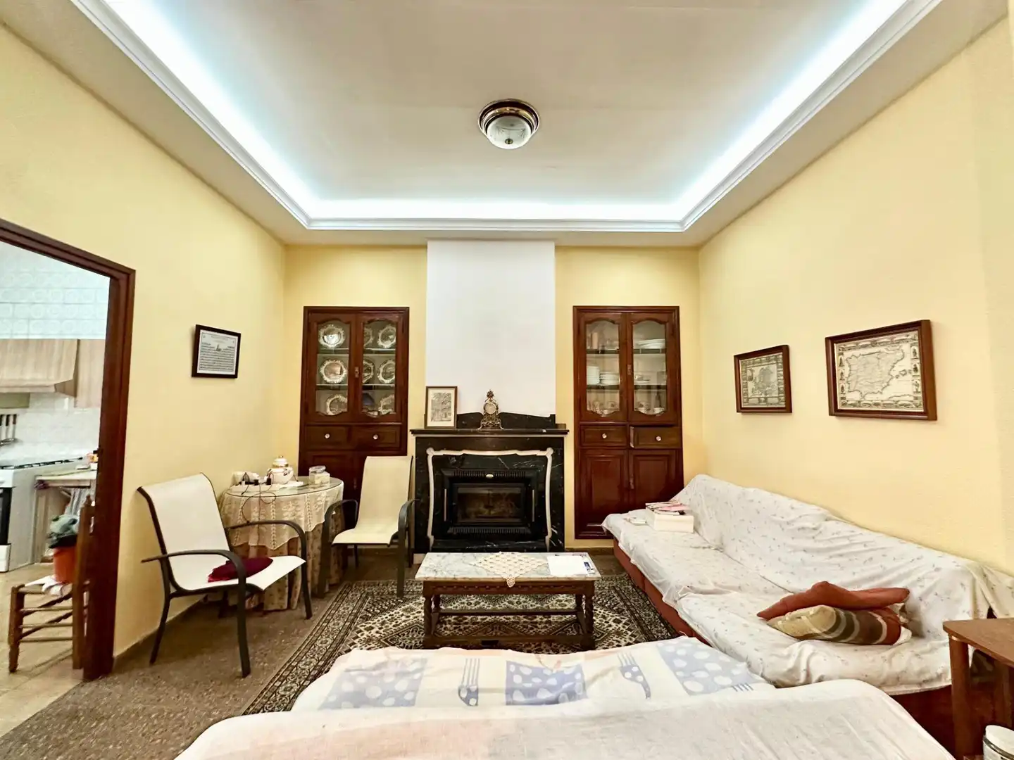 Sala de estar de Casa o chalet en venta en Carlet con Terraza y Amueblado