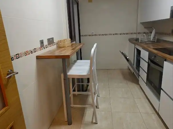 Küche von Wohnung zur Miete in Murcia mit Heizung, Parkett und Möbliert