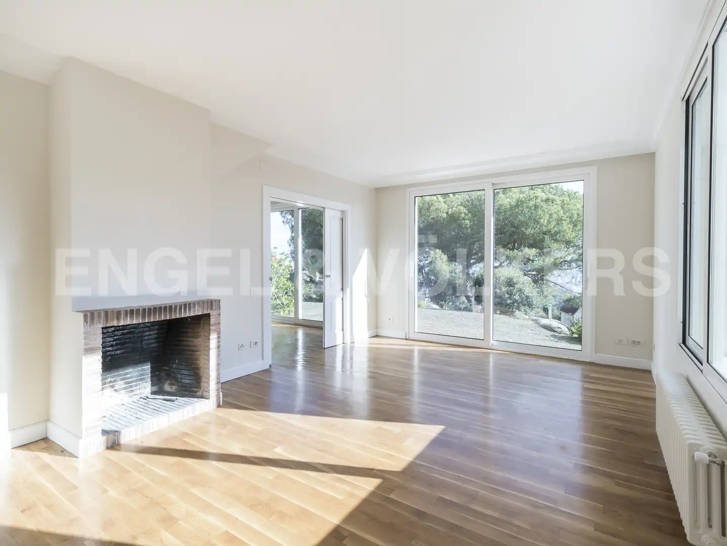 Living room of Houses for rent in Barcelona  with Air Conditioner, Heating and Private garden