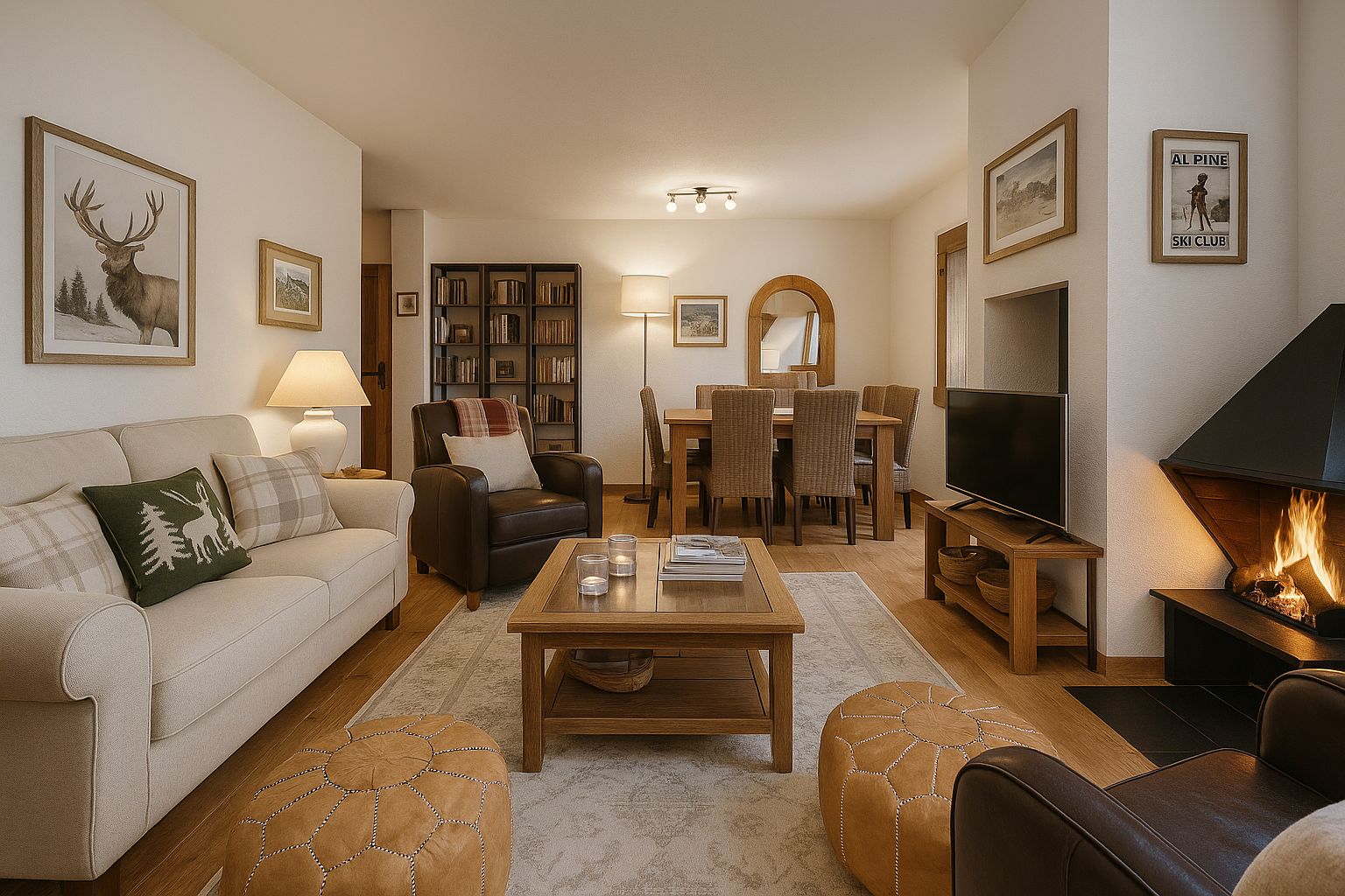 Living room of Duplex for sale in Aisa  with Heating, Parquet flooring and Storage room