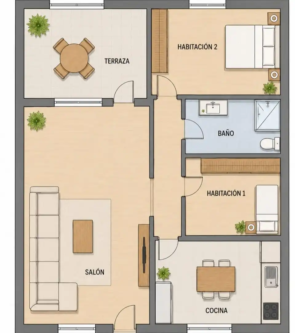 Ático en venta en Las Torres de Cotillas con Aire acondicionado, Calefacción y Amueblado