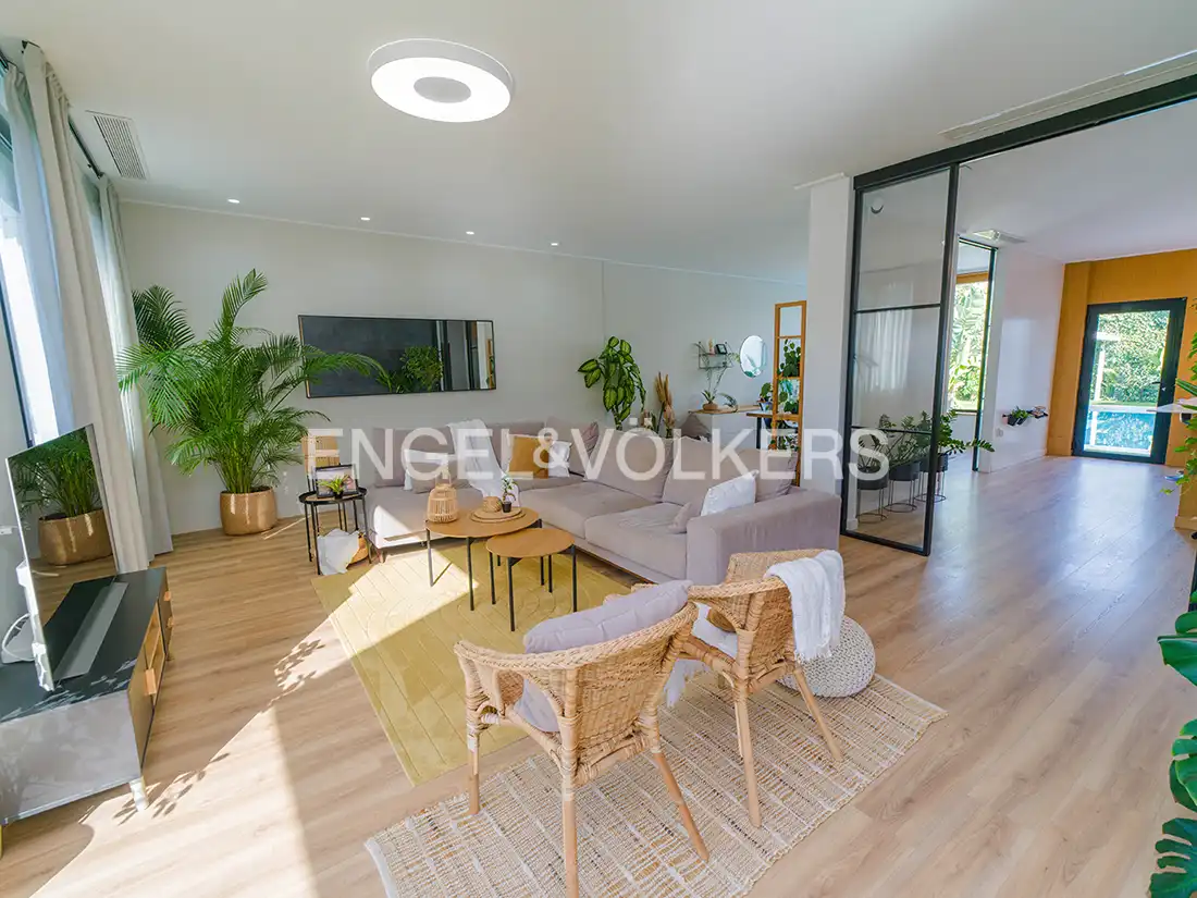 Sala de estar de Casa o chalet en venta en Elche / Elx con Aire acondicionado, Calefacción y Jardín privado