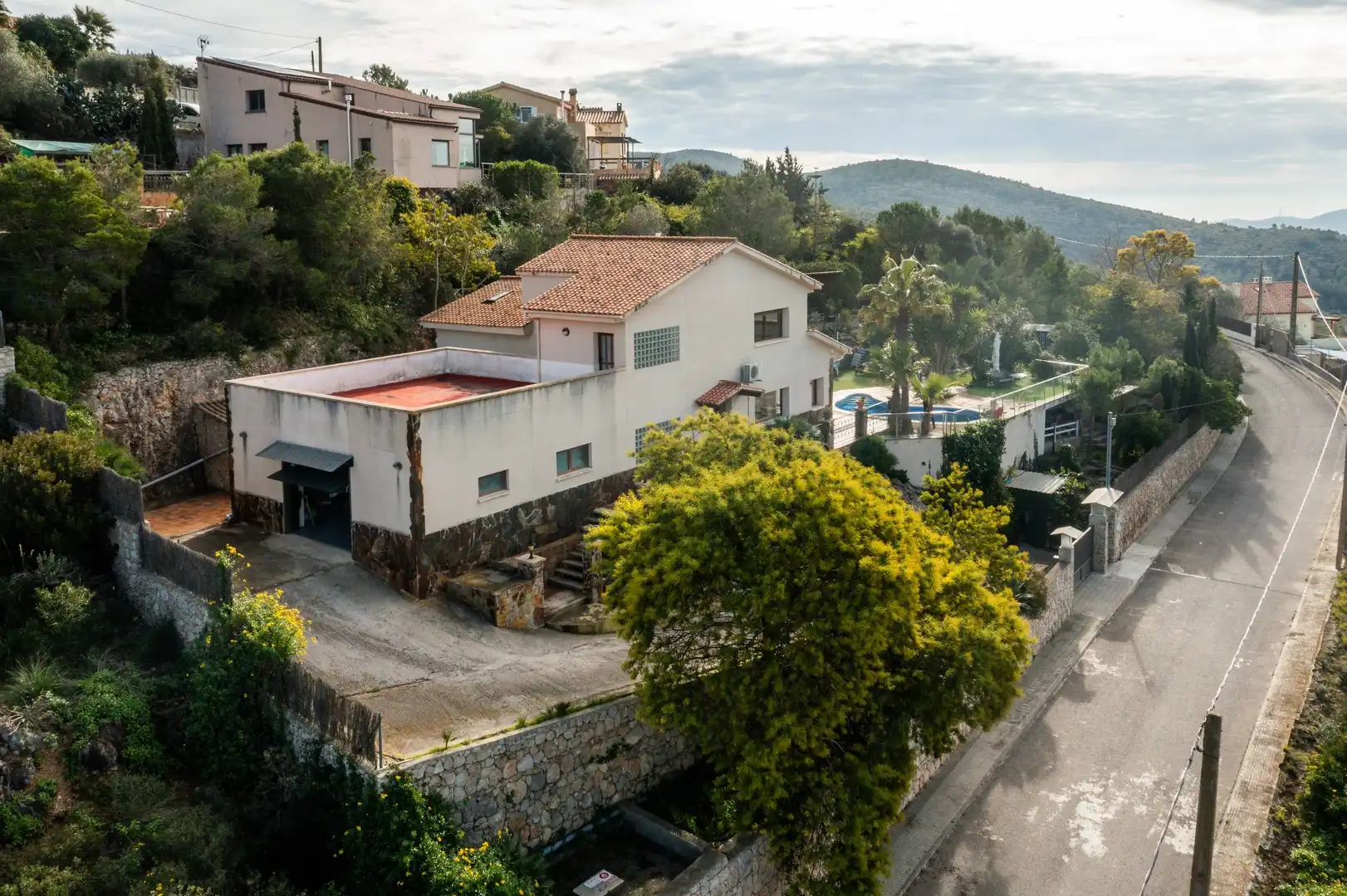 Vista exterior de Casa o xalet de lloguer amb opció a compra en Olivella amb Aire condicionat, Calefacció i Jardí privat