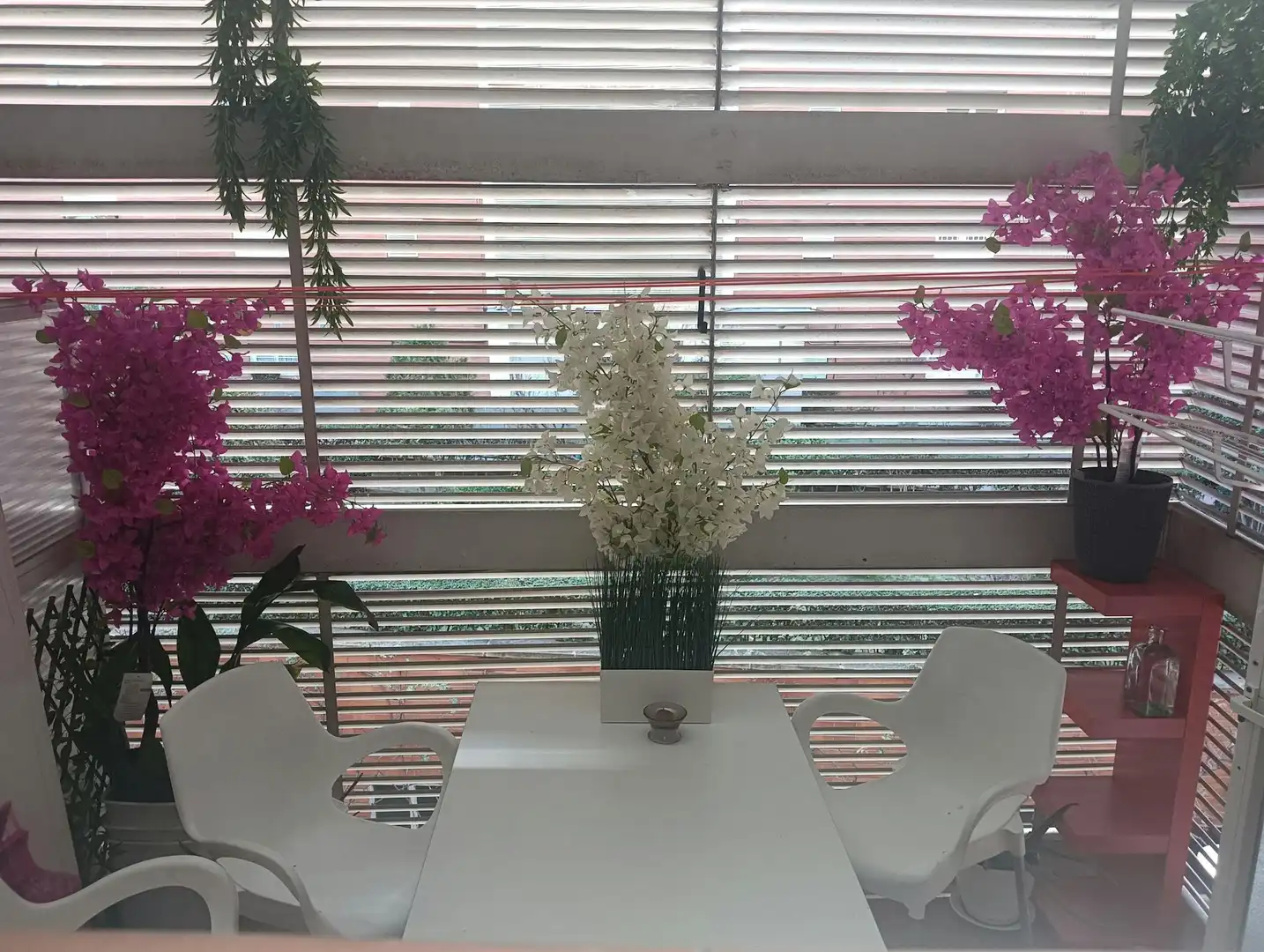 Balcony of Flat for rent in Madrid  with Air Conditioner, Heating and Private garden