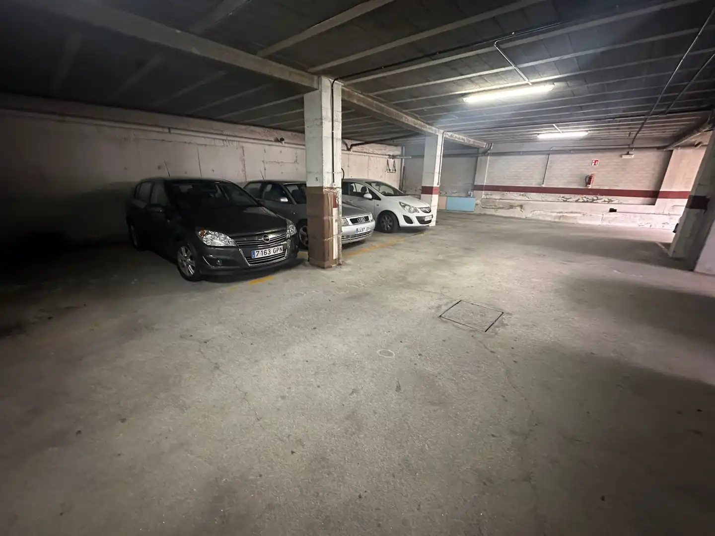 Parking of Flat for sale in Ourense Capital   with Heating, Parquet flooring and Storage room