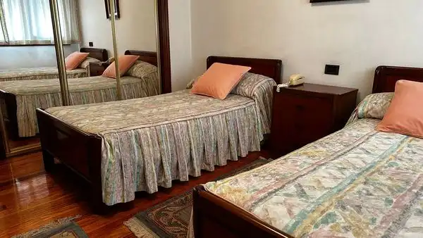 Bedroom of Flat for sale in Vigo   with Heating, Parquet flooring and Terrace