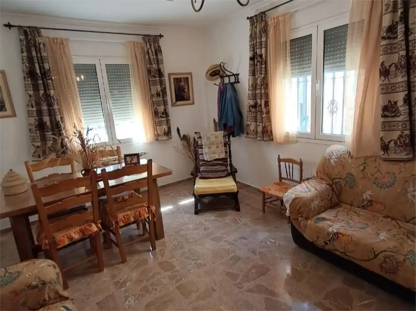 Sala de estar de Casa adosada en venta en Mahora con Trastero y Balcón
