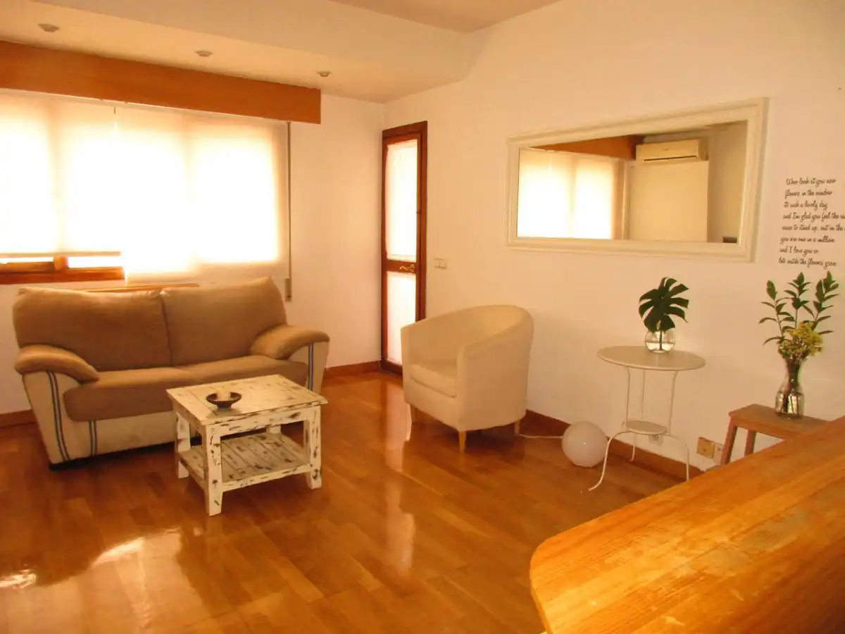 Sala d'estar de Pis de lloguer en Madrid amb Aire condicionat, Calefacció i Terrassa