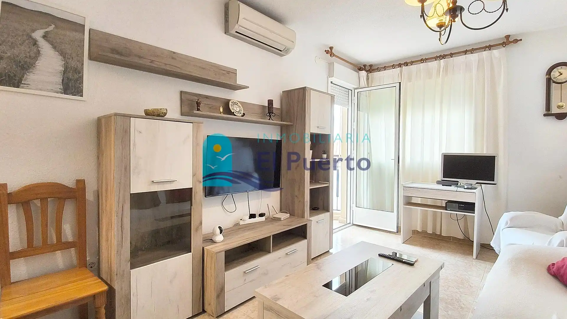 Sala de estar de Apartamento en venta en Puerto de Mazarrón