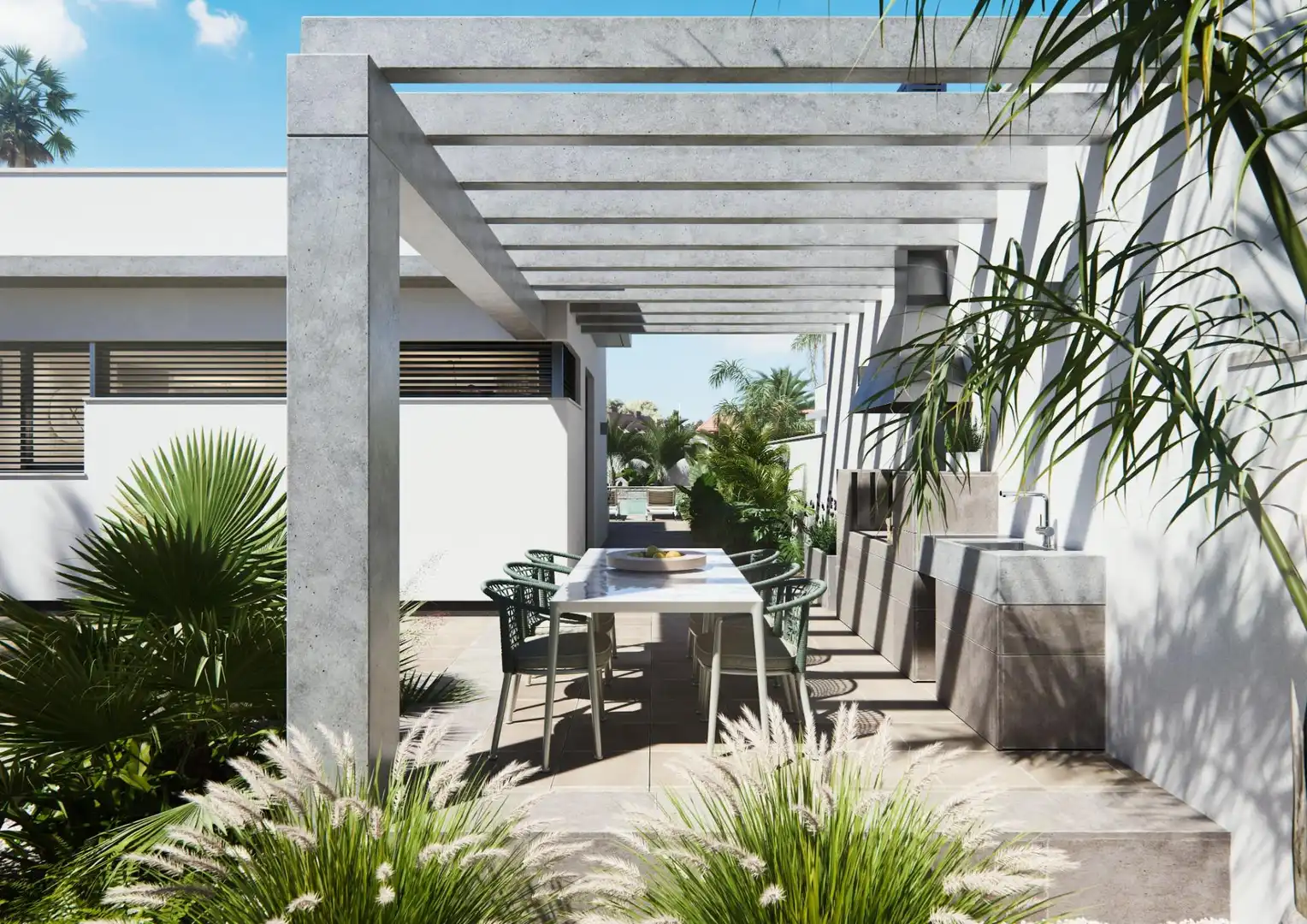 Terraza de Casa o chalet en venta en San Javier con Aire acondicionado, Calefacción y Jardín privado