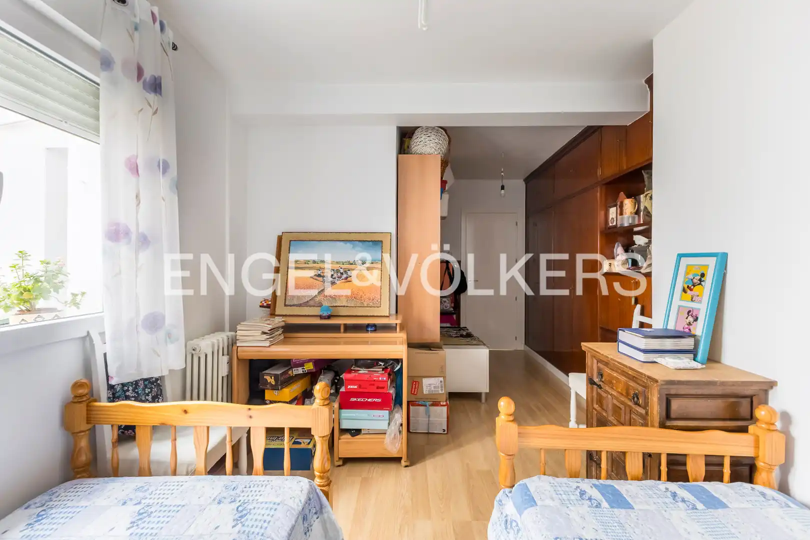 Schlafzimmer von Wohnung zum Verkauf in Madrid mit Klimaanlage, Heizung und Terrasse