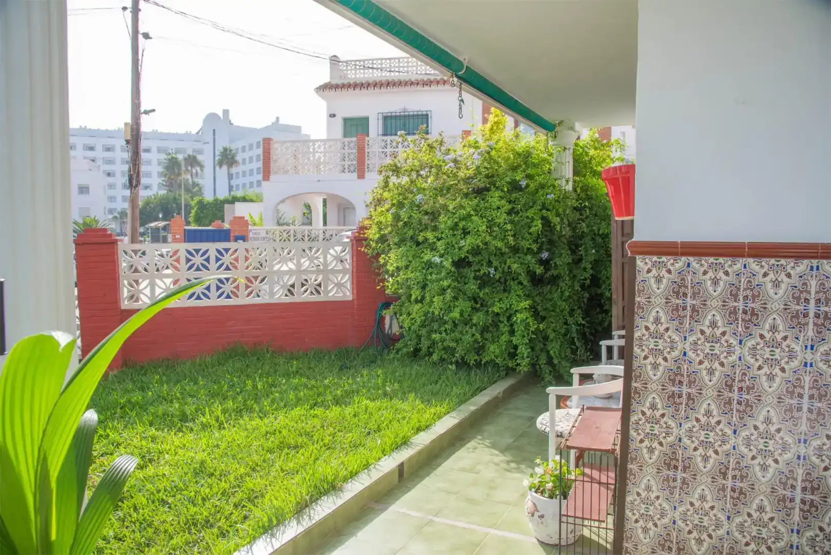 Jardí de Casa o xalet de lloguer en Nerja amb Aire condicionat, Jardí privat i Traster