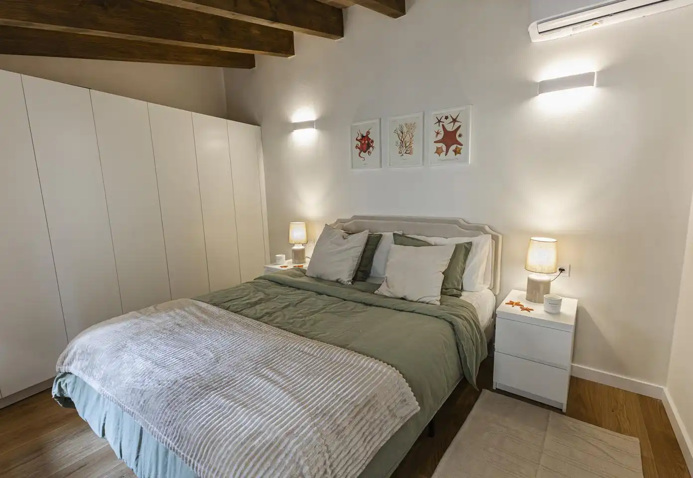 Schlafzimmer von Maisonette zum Verkauf in  Palma de Mallorca mit Klimaanlage, Terrasse und Möbliert