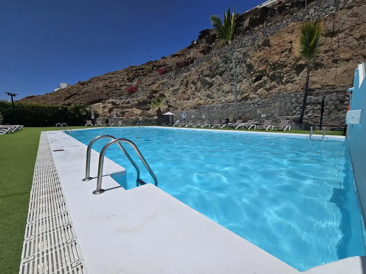 Swimming pool of Apartments for rent in Mogán  with Terrace, Furnished and Balcony