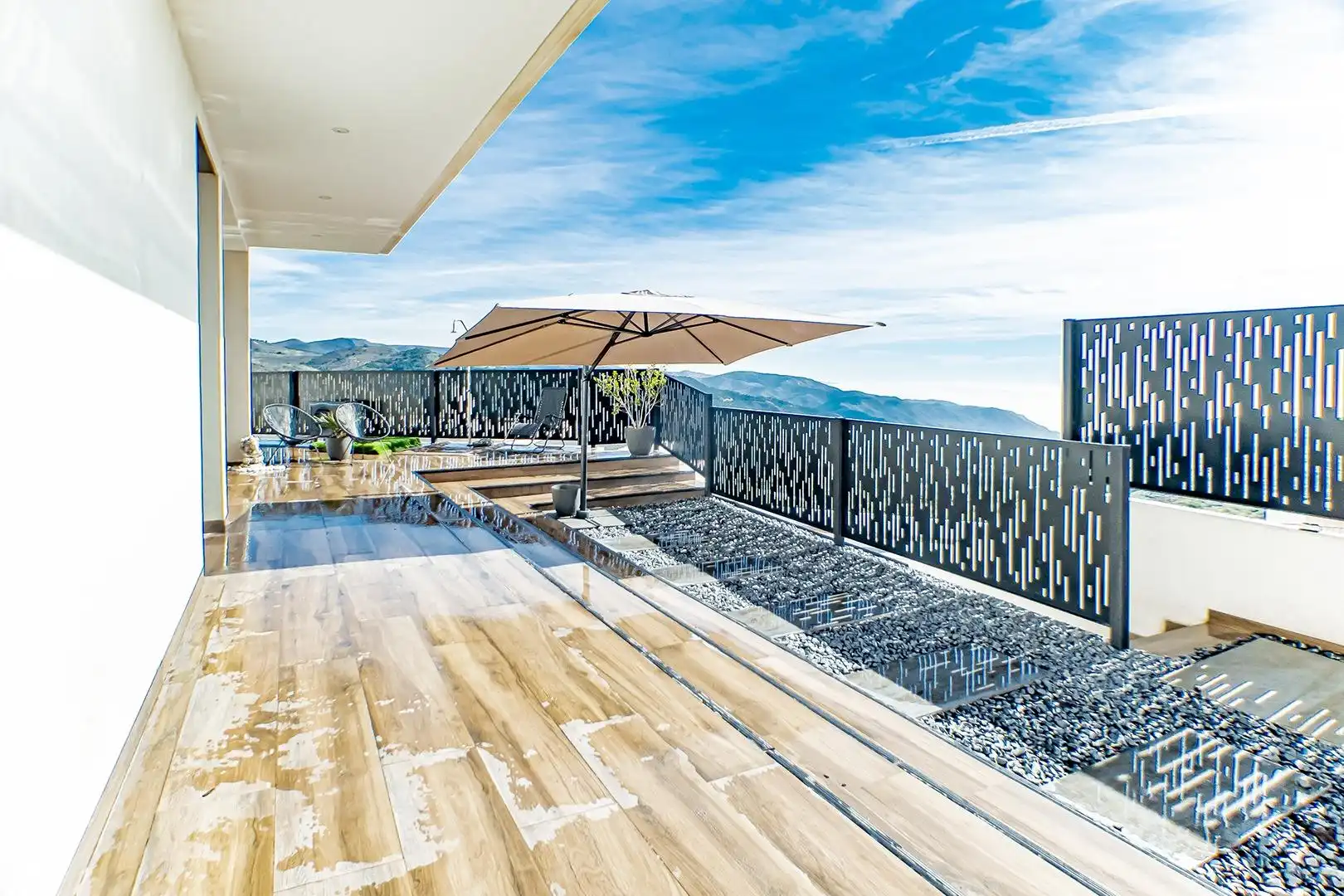Terrassa de Casa o xalet en venda en Felix amb Jardí privat, Piscina i Balcó