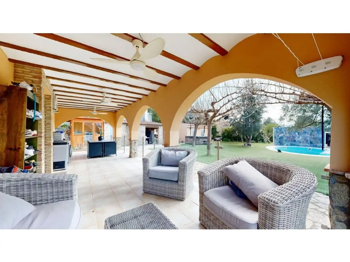 Terrassa de Casa o xalet en venda en Vilafamés amb Aire condicionat, Calefacció i Jardí privat