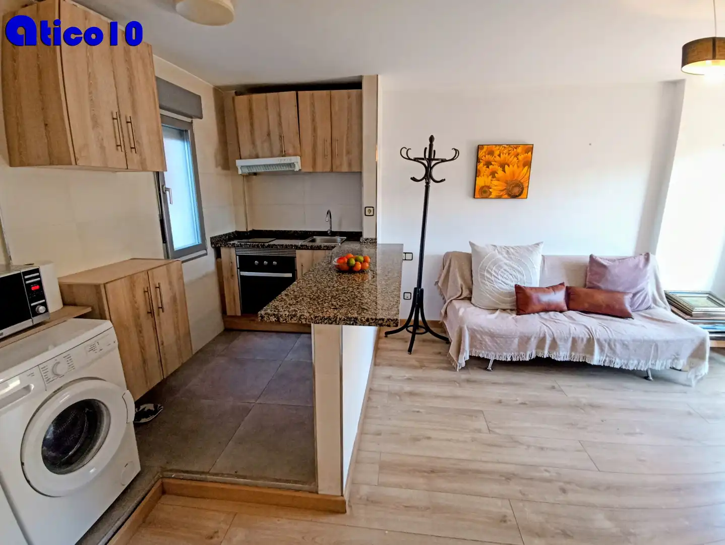 Kitchen of Attic for sale in Oviedo   with Heating, Parquet flooring and Terrace