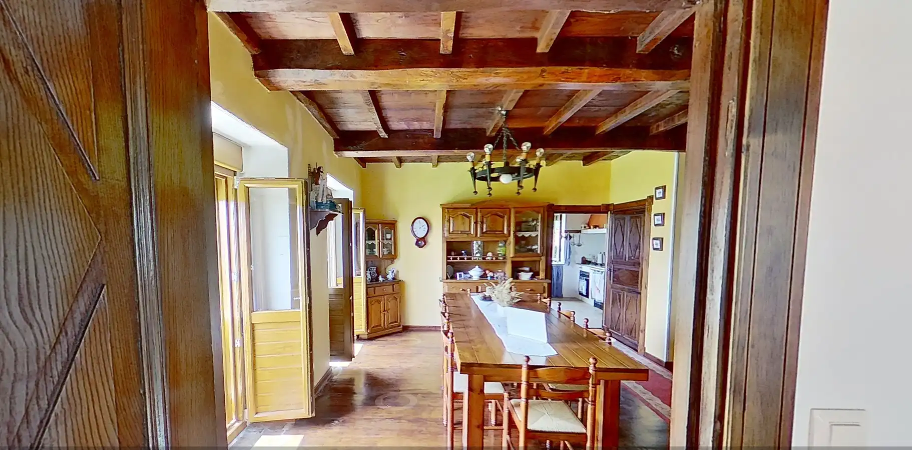 Cocina de Finca rústica en venta en Tineo con Jardín privado, Parquet y Terraza